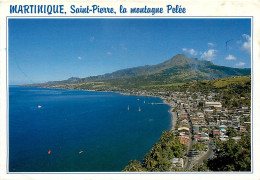 MARTINIQUE  Saint Pierre  La Ville La Rade Et La Montagne  (scan Recto-verso) Ref 1010 - Otros & Sin Clasificación