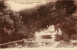 Chatillon Sur Seine Source De La  DOUIX  (scan Recto-verso) Ref 1008 - Chatillon Sur Seine