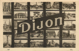 DIJON  Multivue  (scan Recto-verso) Ref 1008 - Dijon