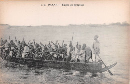 SENEGAL - DAKAR - SUR Le FLEUVE - EQUIPE De PIROGUIERS  119  (scan Recto-verso) Ref 1002 - Senegal