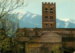 ROUSSILLON, St-Michel-de-Cuxa, L'église Abbatiale Et Le Mont Canigou (scan Recto-verso) Ref 1040 - Roussillon