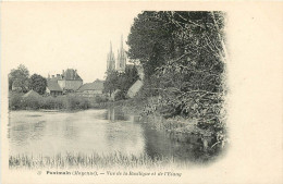 Pontmain, Mayenne, Vue De La Basilique Et De L'Etang (scan Recto-verso) Ref 1036 - Pontmain