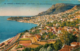 Monaco Et Monte-Carlo, Les Tennis, Vue Prise De St-Roman (scan Recto-verso) Ref 1036 - World