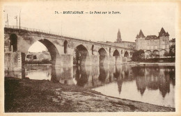 MONTAUBAN - Le Pont Sur Le Tarn  (scan Recto-verso) Ref 1031 - Montauban