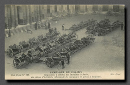 Exposition à L'Hôtel Des Invalides à Paris Des Pièces D'artillerie Allemande (scan Recto-verso) Ref 1028 - Sonstige & Ohne Zuordnung