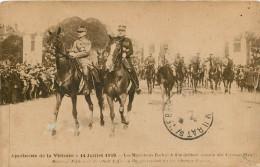 Célébration. Apothéose De La Victoire, 14 Juillet 1919 (scan Recto-verso) Ref 1028 - Andere & Zonder Classificatie