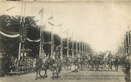 Célébration. Les Fêtes De La Victoire, 14 Juillet 1919 (scan Recto-verso) Ref 1028 - Sonstige & Ohne Zuordnung