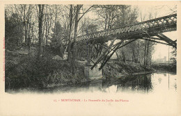 Montauban, La Passerelle Du Jardin Des Plantes (scan Recto-verso) Ref 1025 - Montauban