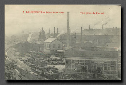 LE CREUSOT Usine Schneider Vue Prise Pdu Tunnel  (scan Recto-verso) Ref 1056 - Le Creusot