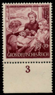 3. REICH 1944 Nr 872 Postfrisch URA X8593CA - Ungebraucht