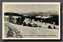 AIX-les-BAINS, Plateau Du Revard, La Chaîne Des Alpes Et Le Mont Blanc (scan Recto-verso) Ref 1050 - Aix Les Bains