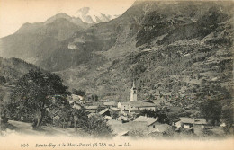 SAINTE-FOY Et Le Mont Pourri (scan Recto-verso) Ref 1048 - Andere & Zonder Classificatie