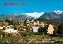 VERNET-les-BAINS, Vue Sur Le Vieux Village (scan Recto-verso) Ref 1045 - Roussillon