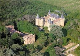 CAZAUX SAVES Chateau De Caumont Vue Aerienne  (scan Recto-verso) Ref 1095 - Autres & Non Classés