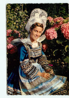 29  CONCARNEAU  Jeune Fille En Costume De Rosporden Scaer Concarneau  (scan Recto-verso) Ref 1090 - Concarneau