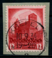 3. REICH 1934 Nr 547 Gestempelt Briefstück Zentrisch X86465A - Usati