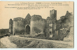 24  DOMME Porte Des Tours (scan Recto-verso) Ref 1087 - Andere & Zonder Classificatie