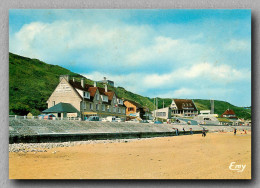 VIERVILLE SUR MER La Plage Et Le Front De Mer  (scan Recto-verso) Ref 1075 - Andere & Zonder Classificatie