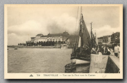 TROUVILLE Vue Sur Le Port  (scan Recto-verso) Ref 1074 - Trouville