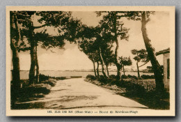 île De Ré Route De Rivedoux Plage   (scan Recto-verso) Ref 1072 - Ile De Ré