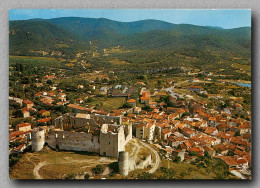 GREOUX LES BAINS Vue Aerienne Du Chateau Des Templiers  (scan Recto-verso) Ref 1070 - Gréoux-les-Bains