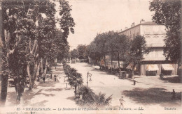 83  DRAGUIGNAN Le Boulevard De L'esplanade Allée Des Palmiers  (Scan R/V) N°   36   \PP1099Ter - Draguignan