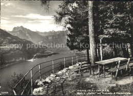 11626550 Amden SG Blick Vom Fallen Auf Walensee Und Glarner Alpen Betlis - Altri & Non Classificati