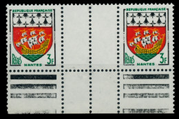 FRANKREICH 1958 Nr 1222ZW Postfrisch 3ER STR URA X88D136 - Unused Stamps