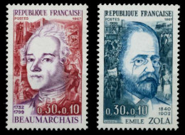 FRANKREICH 1967 Nr 1571-1572 Postfrisch S028256 - Unused Stamps