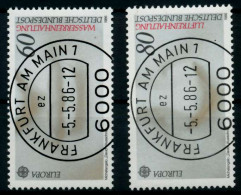 BRD BUND 1986 Nr 1278-1279 Zentrisch Gestempelt X894BE2 - Used Stamps