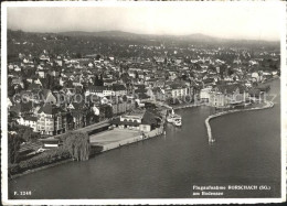 11626483 Rorschach Bodensee Am Bodensee Hafen Dampfer Fliegeraufnahme Rorschach - Sonstige & Ohne Zuordnung