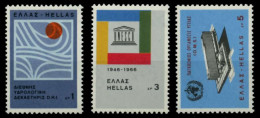 GRIECHENLAND Nr 909-911 Postfrisch X91E836 - Unused Stamps