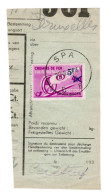 Fragment Bulletin D'expedition, Obliterations Centrale Nettes, SPA - Used