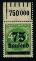 DEUTSCHES REICH 1923 INFLA Nr 287aW OR 1-5-1 Postfrisch X72B58E - Ongebruikt