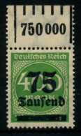 DEUTSCHES REICH 1923 INFLA Nr 287aW OR 1-5-1 Postfrisch X72B58E - Nuevos