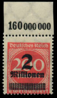 D-REICH INFLA Nr 309APa OR Postfrisch ORA X72B632 - Unused Stamps