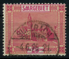 SAARGEBIET LANDS.BILD Nr 100III Gestempelt X79E19A - Usati