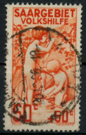 SAARGEBIET 1926 Nr 106 Gestempelt Gepr. X7B0DE6 - Used Stamps