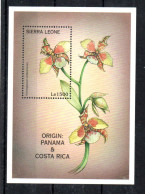 SIERRA-LEONE - B/F - M/S - 1997 - ORCHIDEES - ORCHIDS - FLOWERS - BLUMEN - - Sierra Leona (1961-...)