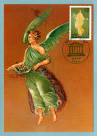 Carte Maximum 1998 - UNESCO 1998 - Pompéi - Femme Cueillant Des Fleurs - YT 118 - Paris - 1990-1999