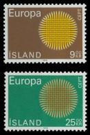 ISLAND 1970 Nr 442-443 Postfrisch X809B86 - Ungebraucht