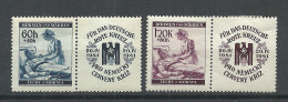 Germany Deutsches Reich 1940 Occupation Böhmen & Mähren Michel 53 - 54 Rotes Kreuz Red Cross * - Used Stamps