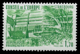 FRANKREICH DIENSTMARKEN EUROPARAT Nr 34 Postfrisch SAE3E9A - Mint/Hinged