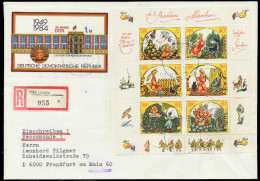 DDR BLOCK KLEINBOGEN Nr 2914-2919 BRIEF MIF X0A9E82 - Sonstige & Ohne Zuordnung