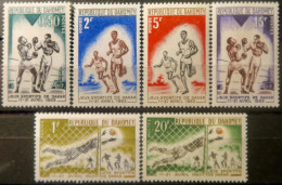 LP3844/2214 - DAHOMEY - 1963 - Jeux Sportifs De Dakar - SERIE COMPLETE - N°192 à 197 NEUFS** - Autres - Afrique