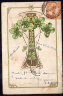 Uruguay - 1906 - Flowers - Plants - Decorated Postcard - Clovers - Bloemen