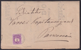 Hungary 1881, Serbia, Printed Matter From Botos (Fair Invitation) - Other & Unclassified