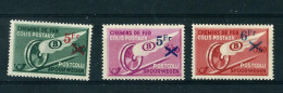 Série Complète N°TR202/04 (*) Avec  Charnière  --   Roue Ailée Surchargée     -- - Mint