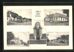 AK Kbely, Verschiedene Ortsansichten, Denkmal  - Czech Republic