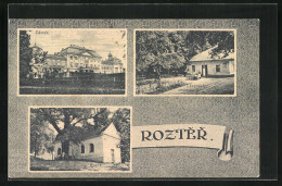 AK Rozter, Lázenská Restaurace, Zámek, Kaple  - Czech Republic